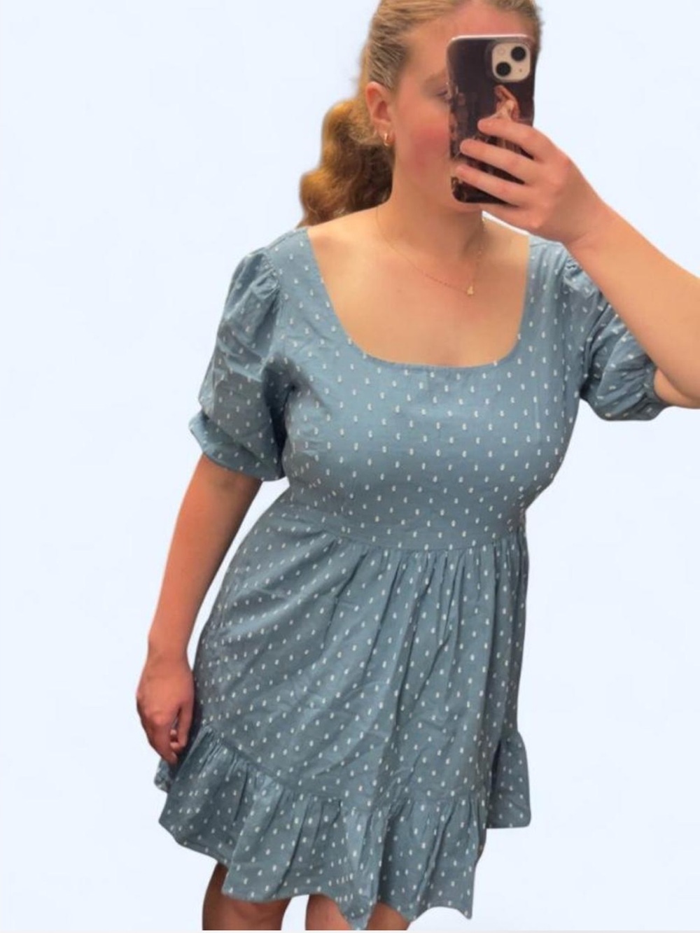 NWT Loft Polka Dot Mini Dress